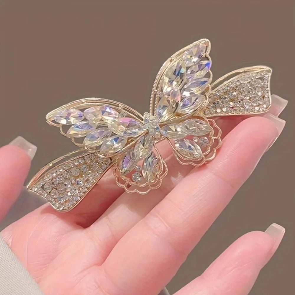 Elegant Gold Butterfly Hair Clip. Cute Butterfly Hair Accessories 🦋 A6-213